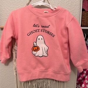 Pink Ghost Stories Sweatshirt 2T